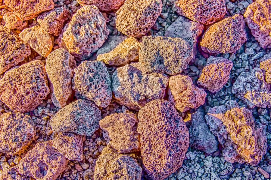 Lava rocks