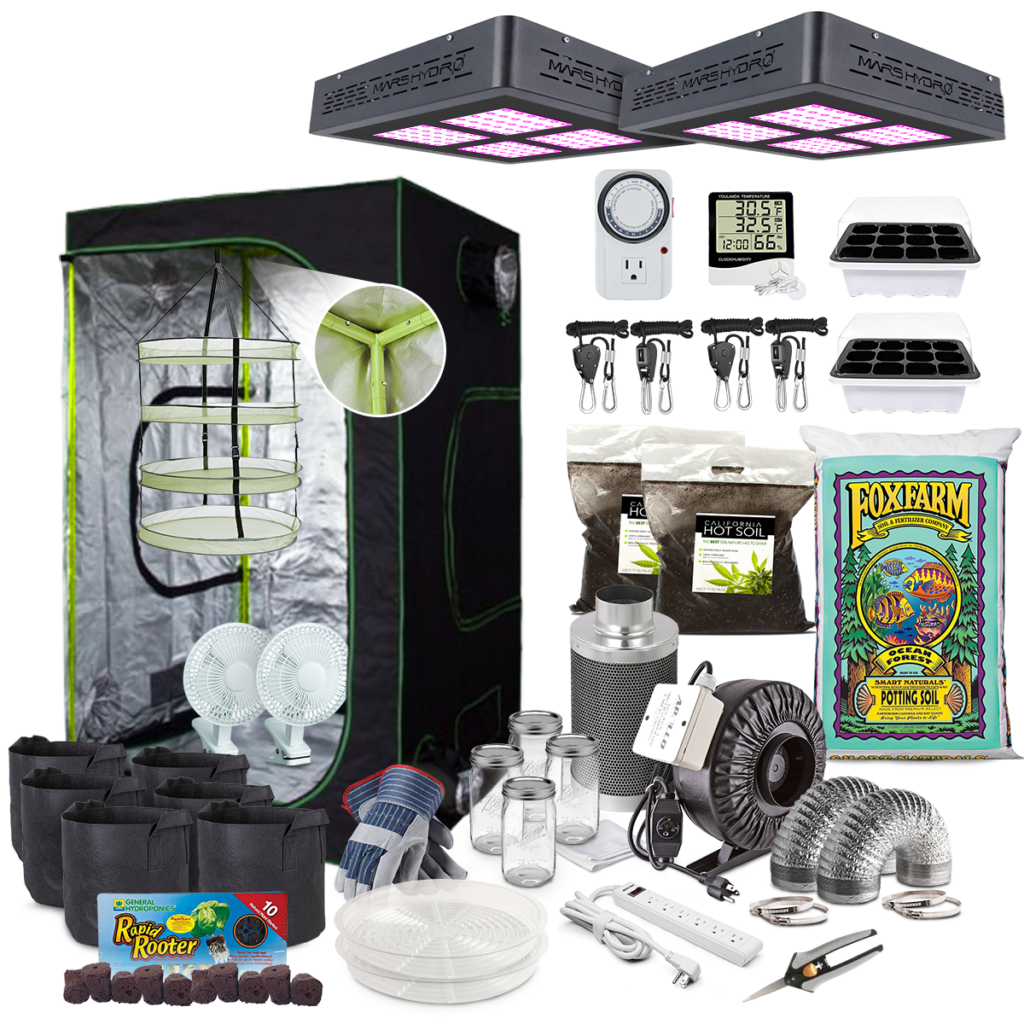 Indoor Grow Box and Growing Kit TurnKey Solution by The Bud Grower