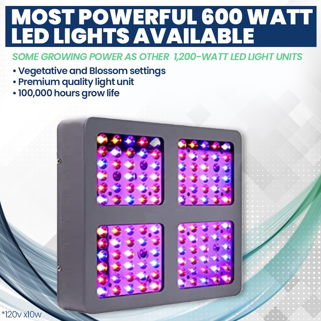 Most Powerful 600 Watt LED Lights Available Most Powerful 600 Watt LED Lights Available