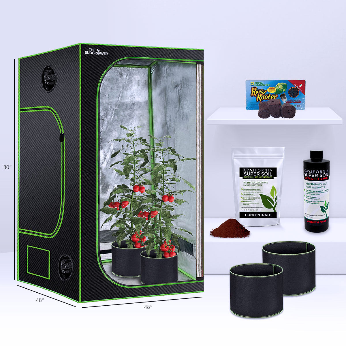 Tent and Nutrition Grow kit large Tent and Nutrition Grow kit large