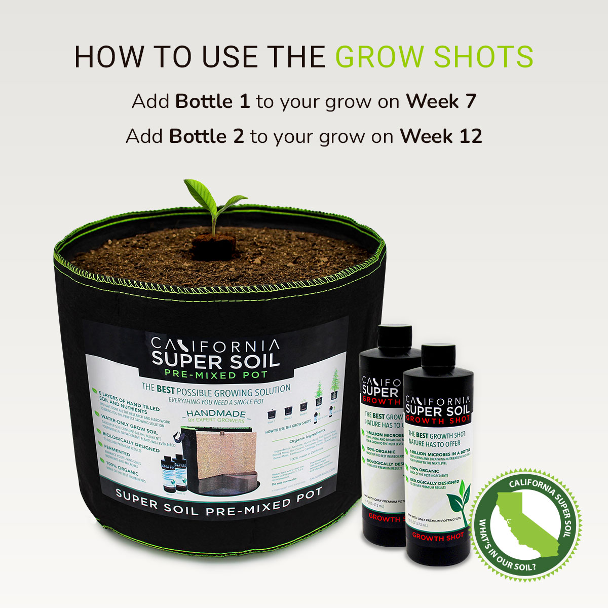 How to Use the Grow Shots How to Use the Grow Shots