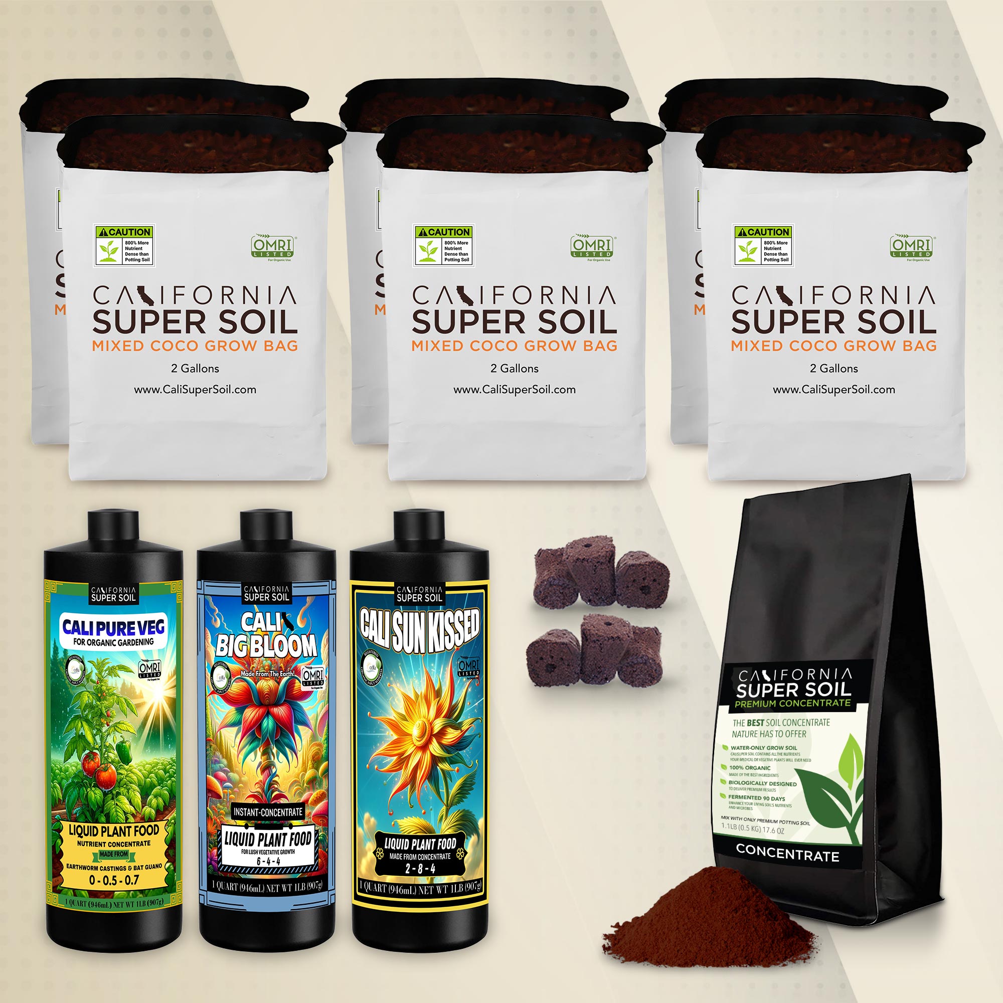 Cali Super Soil Liquid Trio Pack