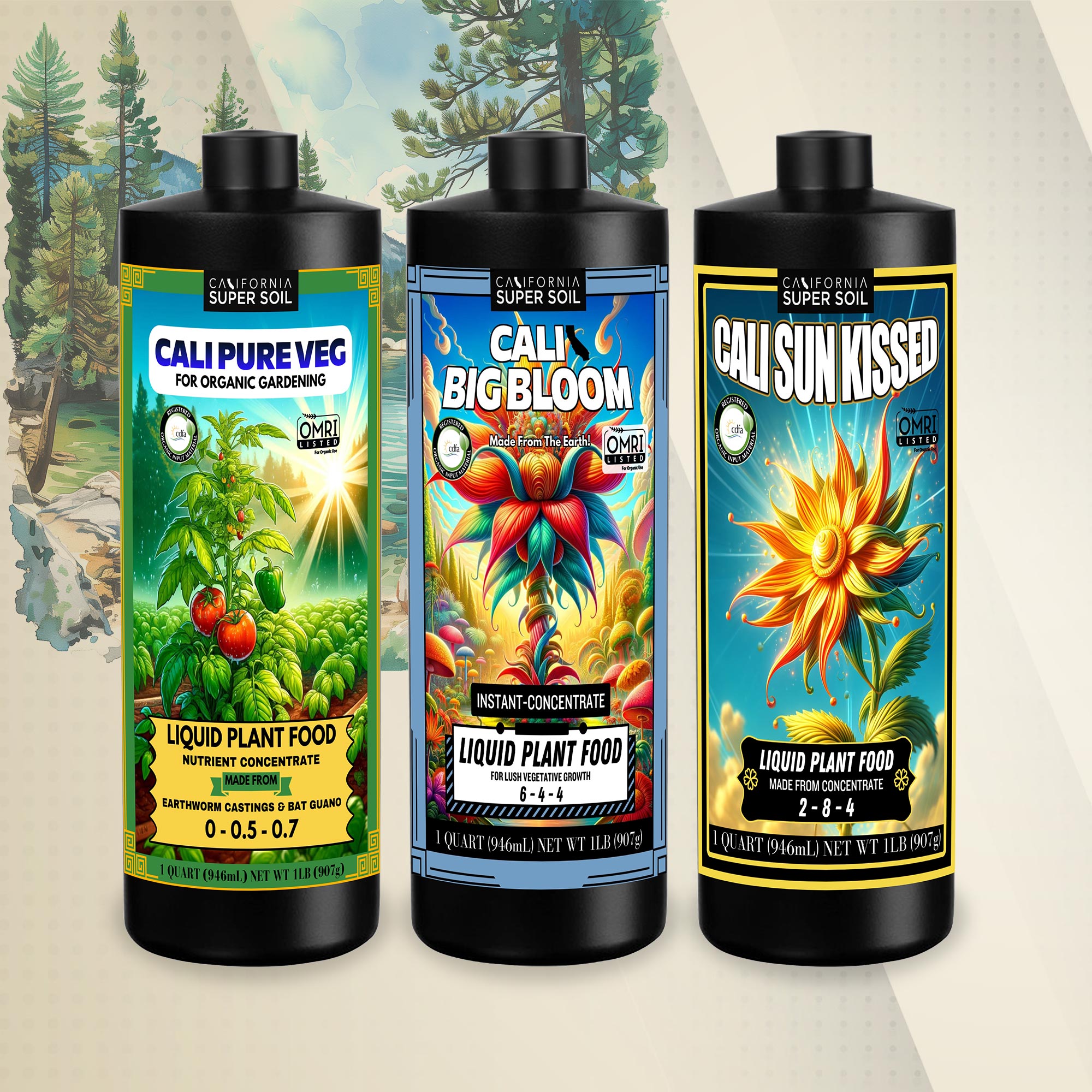 Cali Super Soil Liquid Trio Pack