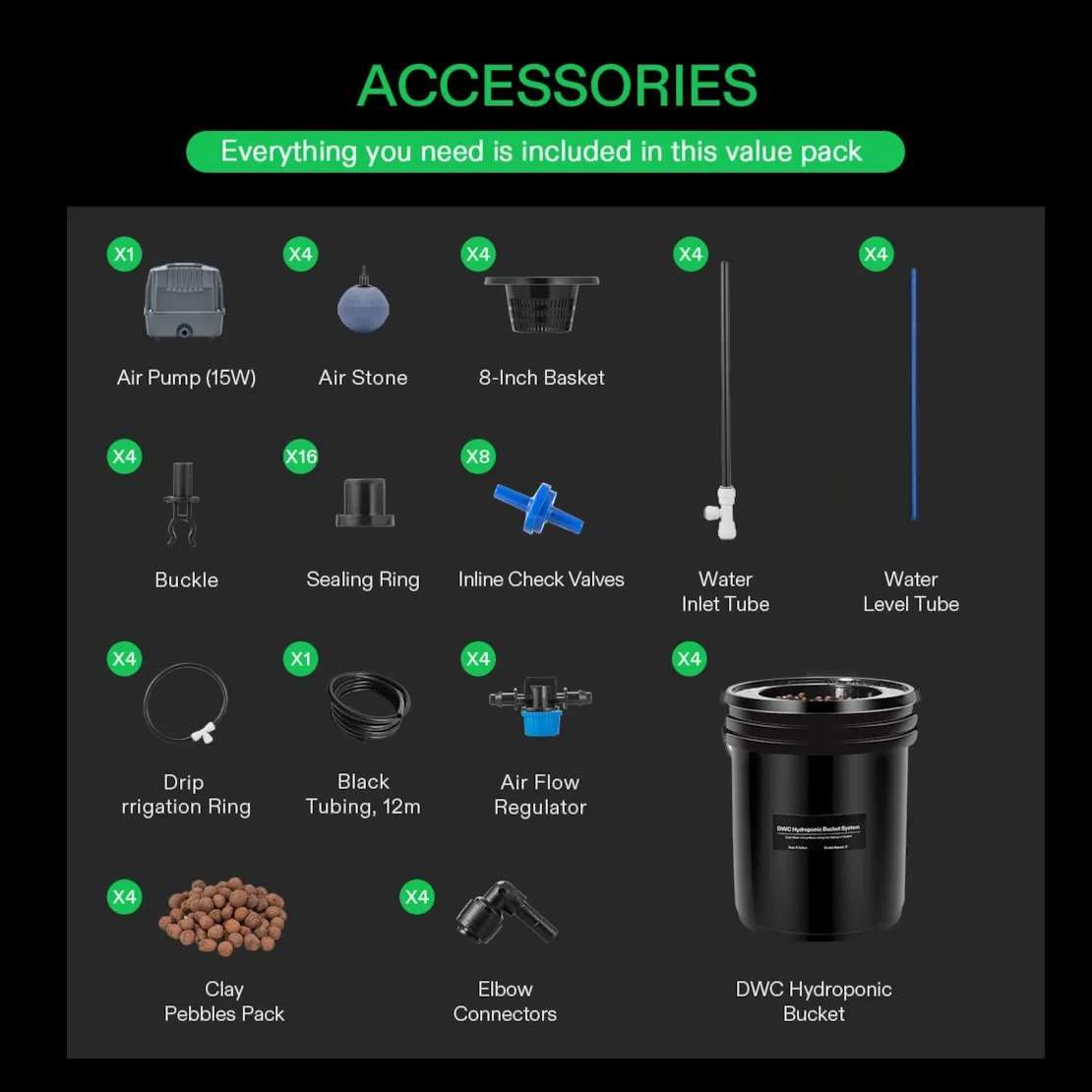 Hydroponic Grow Kit Accessories Hydroponic Grow Kit Accessories